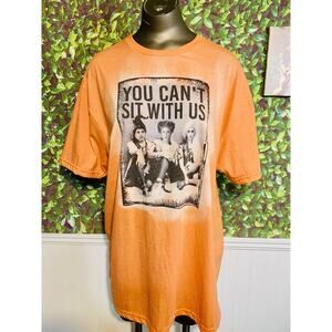 Brand New Custom Halloween Bleached T-Shirt XL Women’s You Can’t Sit With Us